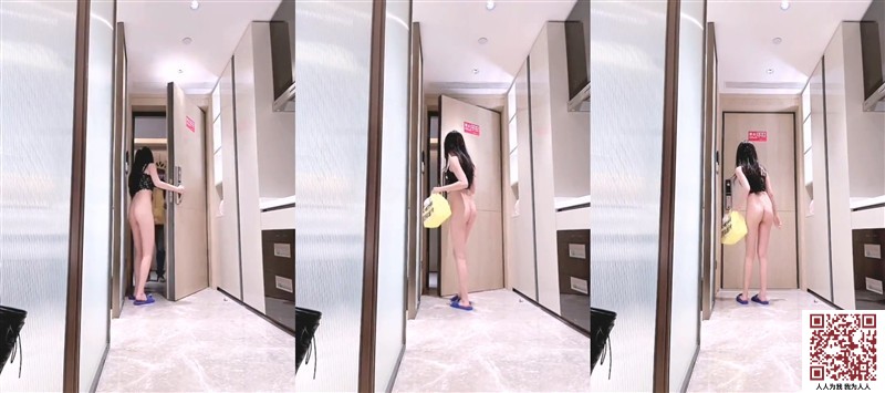 【新片速遞】小美女在家里刚洗完澡内裤还没来得及穿外卖到了直接开门去拿把外卖小哥吓得赶紧走[30M/MP4/00:24]