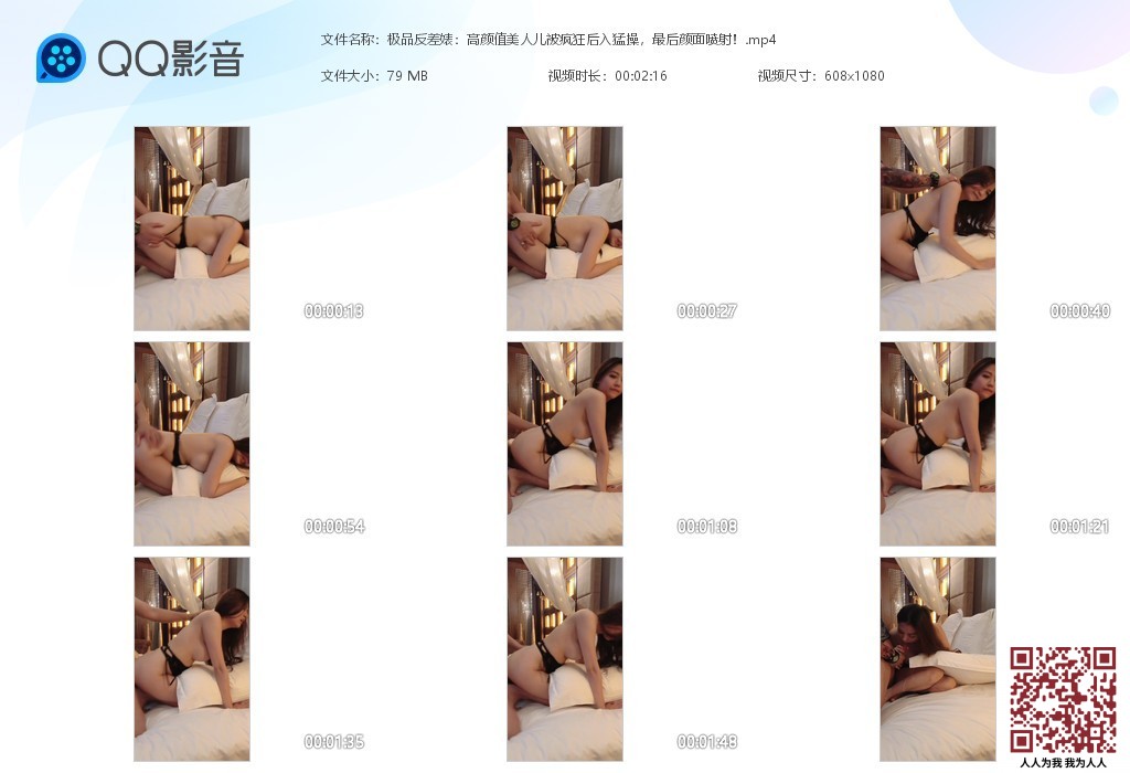 【新片速遞】极品反差婊高颜值美人儿被疯狂后入猛操，最后颜面喷射！[86.28M/MP4/02:16]